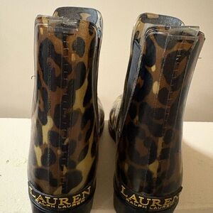 Lauren Ralph Lauren Women's Animal Print Rain Boots